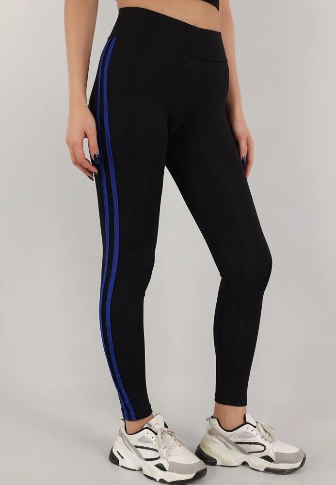 Colanti vatuiti,negri,cu dungi,albastre,Engros